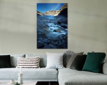 Nigardsbreen#2, Jostedalsbreen Nationaal Park, Noorwegen van Gerhard Niezen Photography