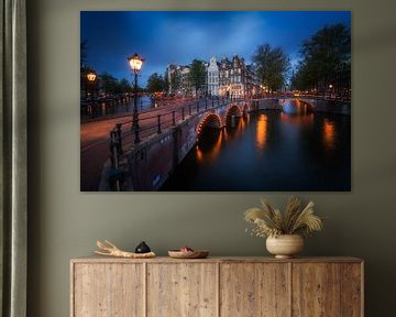 Amsterdam Prinsengracht Avond van Albert Dros