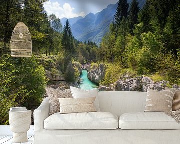 Kajak Soca River Bovec Slowenien von Menno Boermans