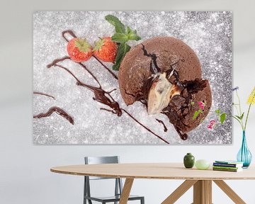 Chocolade soufflé van Miranda van Hulst