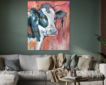 Im Moood - Kuh Malerei Ruhige Kuh - Kuh Kunst