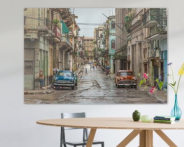Rainy day in Havana, Cuba van Andreas Jansen