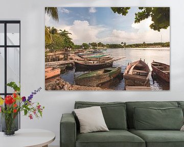 Boats at Playa Larga, Cuba by Andreas Jansen