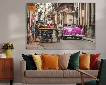 Street in Old Havana, Cuba by Andreas Jansen