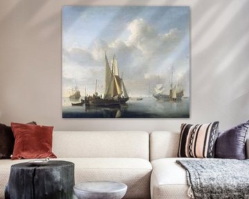 Ships off the coast, Willem van de Velde (II)
