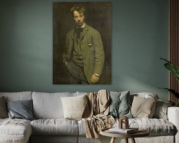 Portret van Albert Verwey, Jan Veth
