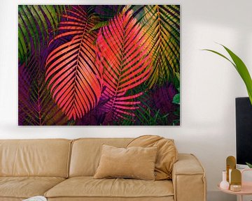 COLORFUL TROPICAL LEAVES  van Pia Schneider