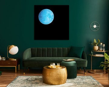 Lune bleue sur Art by Jeronimo