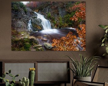 Cascade du Bayehon Malmedy, België  van Etienne Hessels