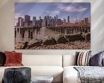 Manhattan skyline by Rene Ladenius Digital Art