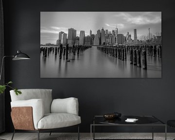 Manhattan skyline van Rene Ladenius Digital Art