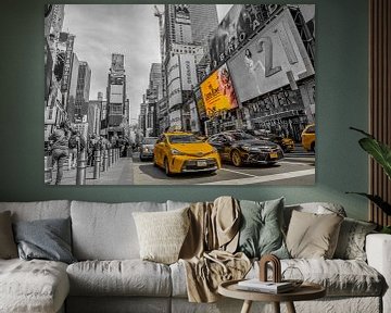 Times Square New York sur Rene Ladenius Digital Art