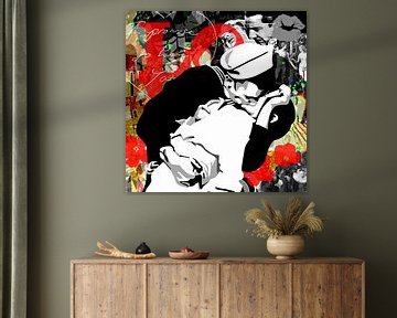 Famous Love Couples - "V-J Day in Times Square" von Jole Art (Annejole Jacobs - de Jongh)