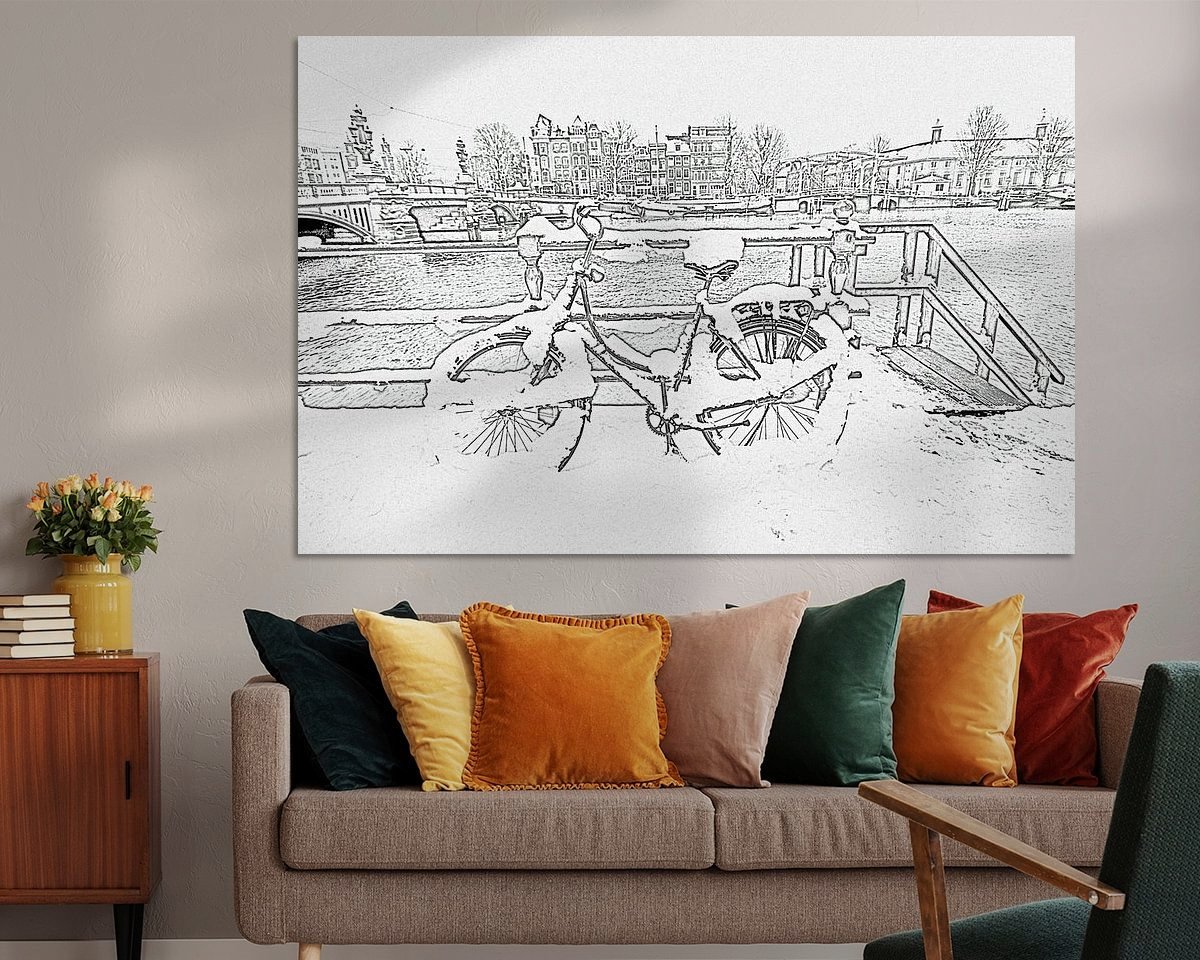 Example of the artwork in a room