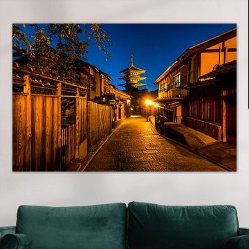 Typisch Japan met tempel - Japan