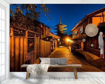 Typical japan with temple - Japan by Michael Bollen