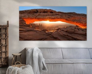 Mesa Arch, Canyonlands van Photo Wall Decoration