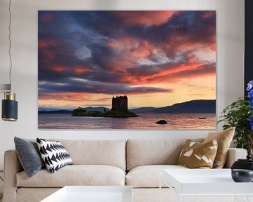 Stalker Castle, Schotland van Henk Meijer Photography