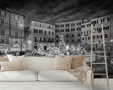 Rom - Fontana del Nettuno - Piazza Navona