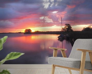 Zonsopkomst boven De Wiide Ee