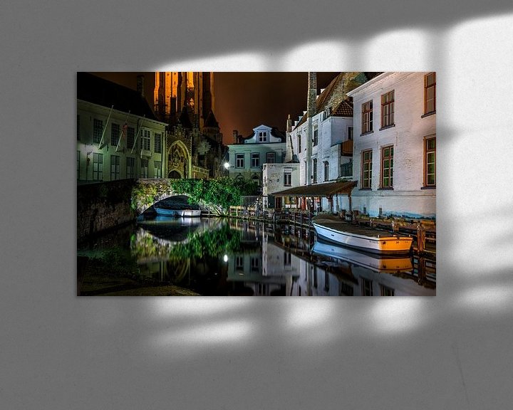 Sfeerimpressie: Brugge tijdens de nacht van Karl Smits