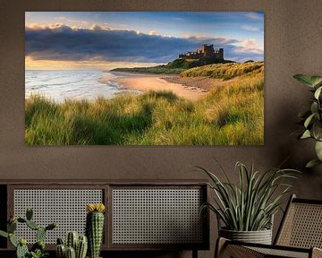 Schloss Bamburgh, Northumberland, England von Henk Meijer Photography