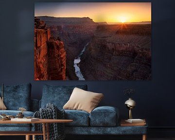 Zonsopkomst Toroweap, Grand Canyon N.P North Rim van Henk Meijer Photography