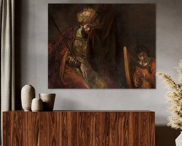 Saul und David, Rembrandt van Rijn 
