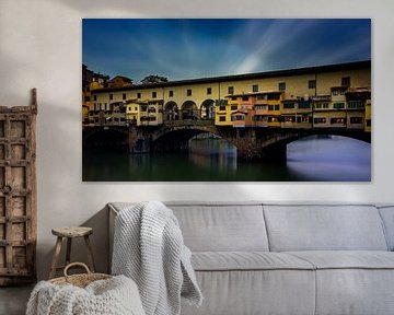 Ponte Vecchio - Florence - long exposure II van Teun Ruijters