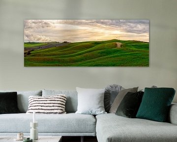 Tuscan landscape panorama I by Teun Ruijters