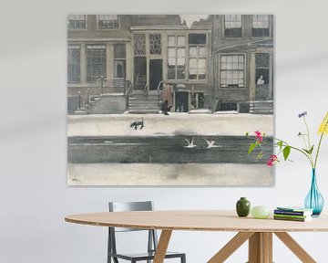 De Kromboomsloot te Amsterdam, Willem Witsen