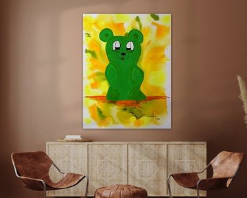 grüner Gummibärenbruder by Patricia Jaqueline