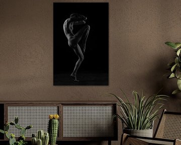 Künstlerischer Nude-Ausdruck in unaufdringlichem und Schwarz-Weiß von Arjan Groot