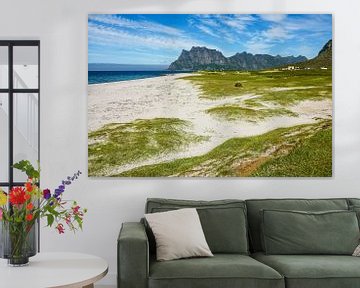 Coast on the Lofoten Islands in Norway by Rico Ködder