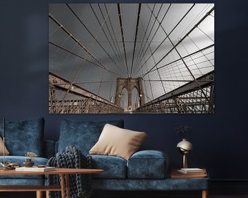 Brooklyn Bridge im Morgenlicht von Kurt Krause