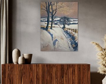 Koning Winter, wat bent u vroeg dit jaar! (gezien bij vtwonen) van Nop Briex