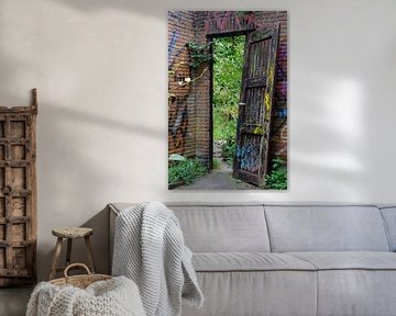graffiti door by Sjoerd Essink