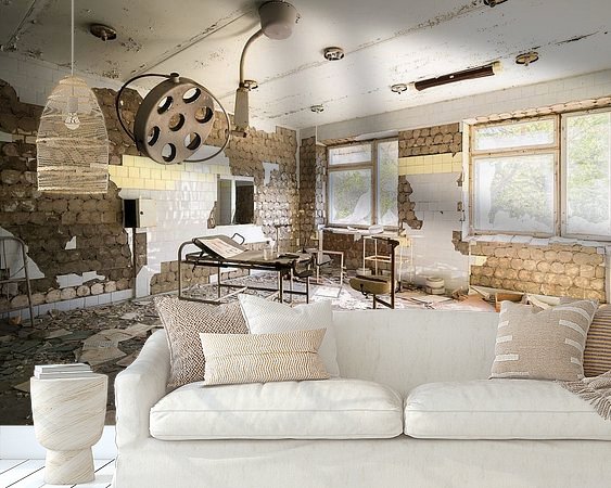 Example of the artwork in a room