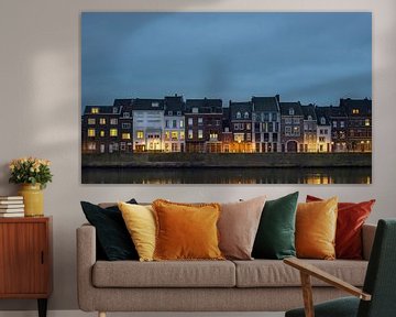 Twilight in Maastricht (Wijck) by Maurits van Hout