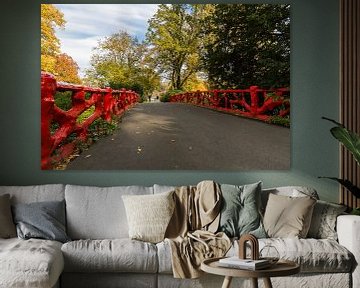 Rode Brug Stadspark Valkenberg van JPWFoto