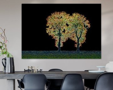 Golden Trees (Gouden Bomen) van Caroline Lichthart