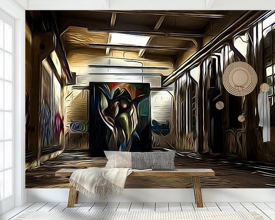 Example of the artwork in a room