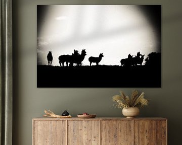 Silhouet Animals van Erik van Leyden