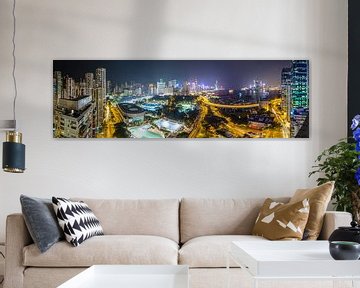 Hong Kong Panorama van Marcel Samson