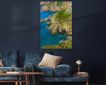 Guernsey Cliffs - Another Version van Gisela Scheffbuch