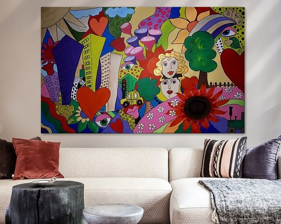 Example of the artwork in a room