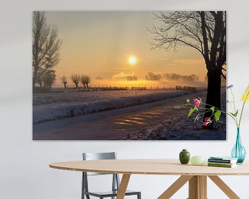 Landschap bij zonsopkomst van Fotografia PB