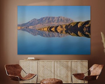 Mountain Reflection in Embalse de Negratin