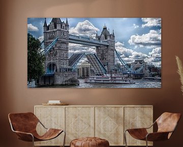 The Towerbridge in London  by Michel van der Vegt