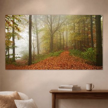 Landschap Herfst 3 Panorama uitsnede